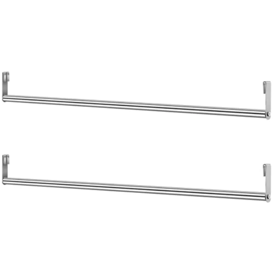 2 Pack Wire Shelving Garment Hanger Bar Wire Shelving Accessories Industrial Closet Clothes Rods for Home Retail Store
2 Pack Wire Shelving Garment Hanger Bar Wire Shelving Accessories Industrial Closet Clothes Rods for Home Retail Store