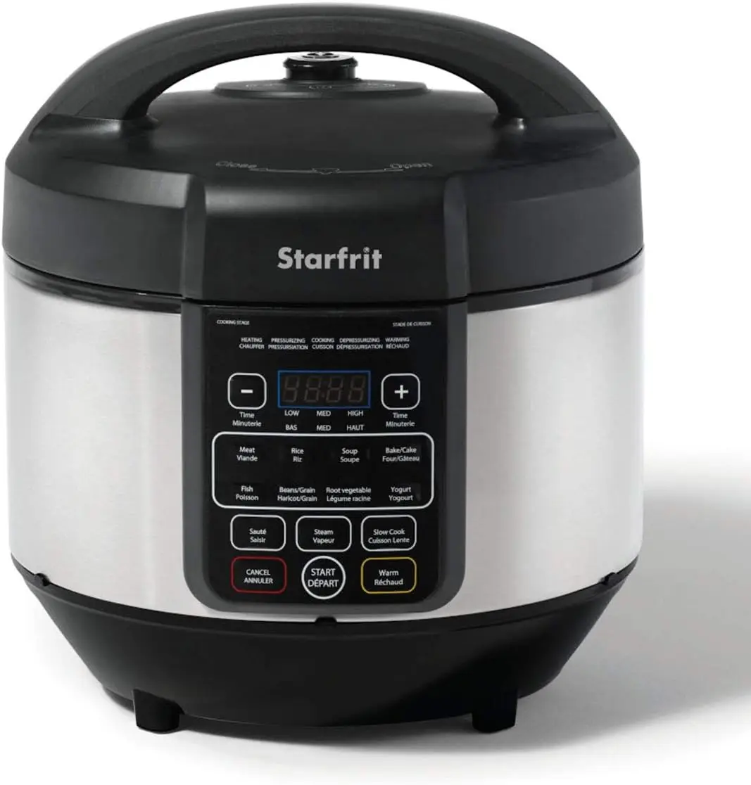 Electric Pressure Cooker - 8L Capacity - Steam Tray, Measuring Cup & Spatula - 11 Preset Cooking Functions
Electric Pressure Cooker - 8L Capacity - Steam Tray, Measuring Cup & Spatula - 11 Preset Cooking Functions