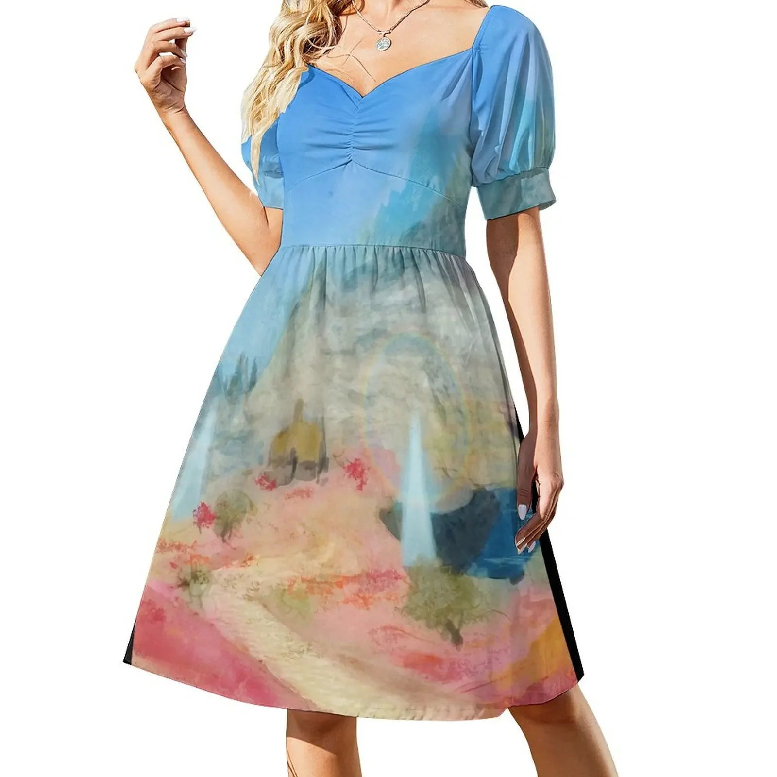 Il Mheg, the Faerie Kingdom Short-Sleeved Dress party dresses woman wedding dresses for parties summer woman dress 2025 Dress
Il Mheg, the Faerie Kingdom Short-Sleeved Dress party dresses woman wedding dresses for parties summer woman dress 2025 Dress