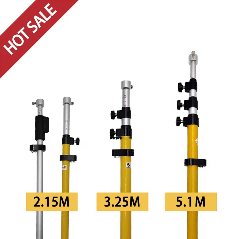Aluminum Distance Measuring Rod 2.15m 3.25m 5.1m Prism Rod Total Station Parts and Accessories Professional Measuring Equipment
Aluminum Distance Measuring Rod 2.15m 3.25m 5.1m Prism Rod Total Station Parts and Accessories Professional Measuring Equipment