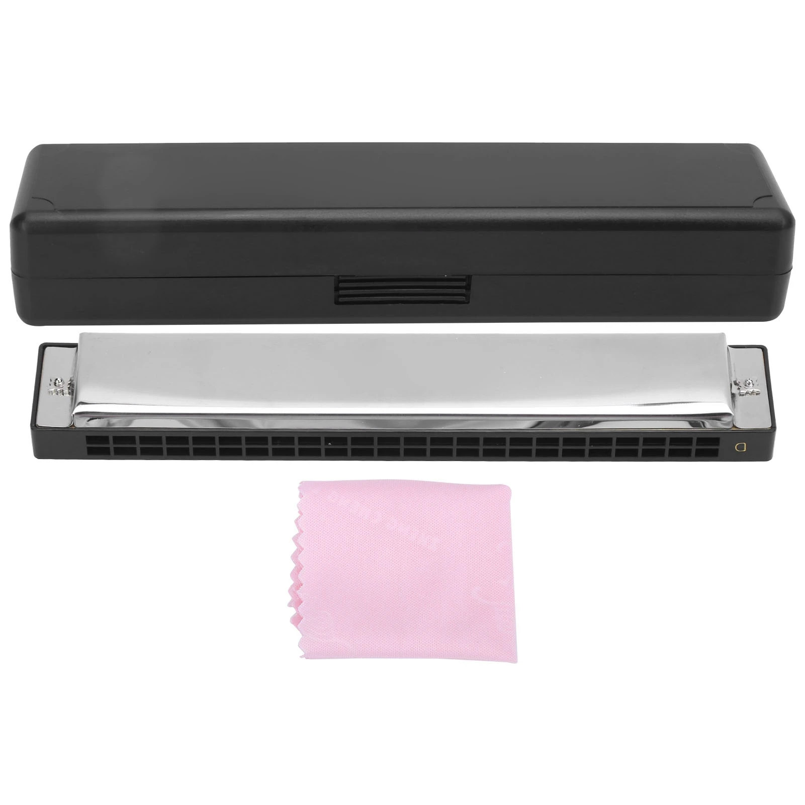Harmonica D Key 24 Hole Playing Mouth Organ Wind Musical Instrument with Box Cloth
Harmonica D Key 24 Hole Playing Mouth Organ Wind Musical Instrument with Box Cloth