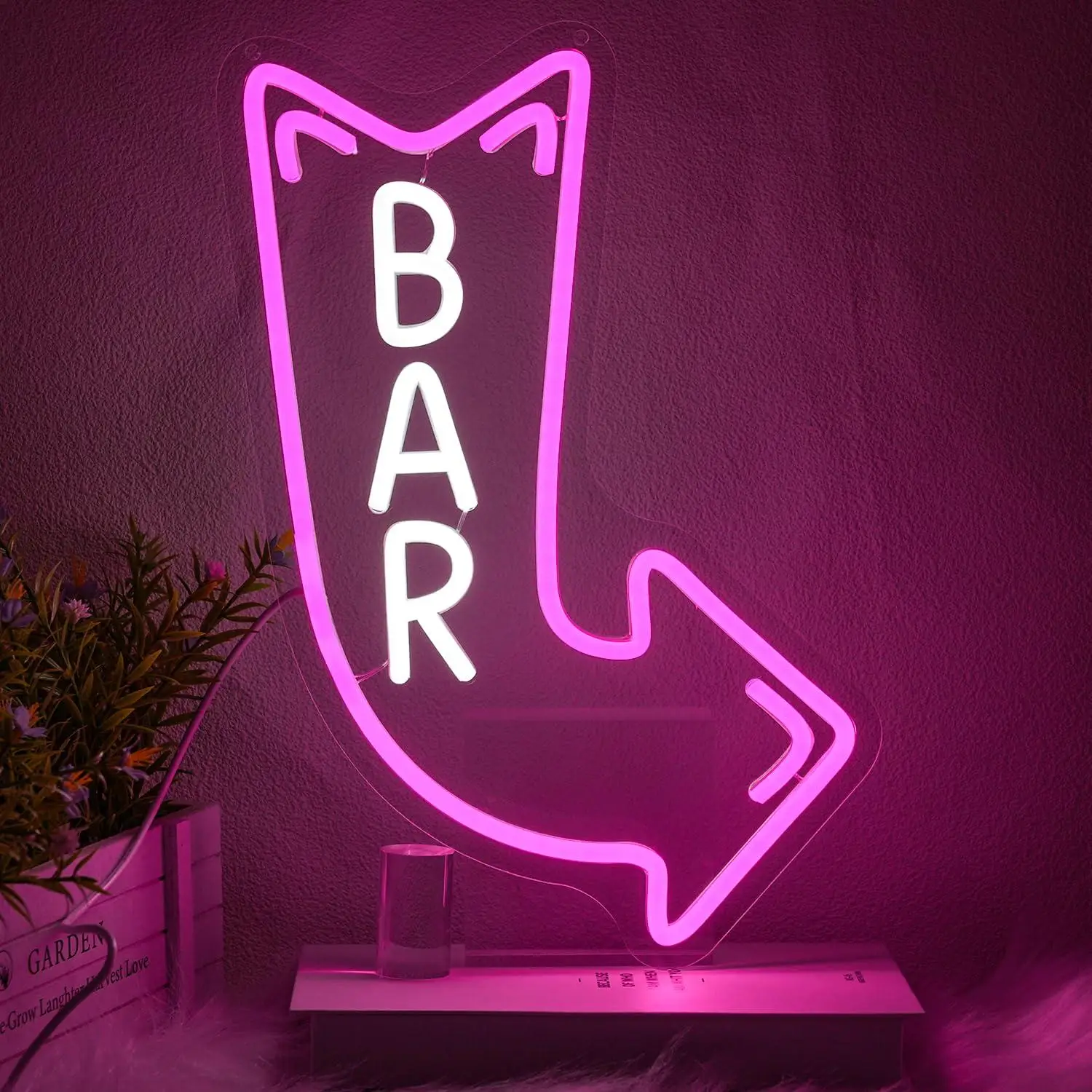 Bar Neon Sign Arrow USB Powered LED Dimmable Neon Lights for Bar Tavern Bistro Shop Man Cave Nightclub Party Decor Wall Lights
Bar Neon Sign Arrow USB Powered LED Dimmable Neon Lights for Bar Tavern Bistro Shop Man Cave Nightclub Party Decor Wall Lights