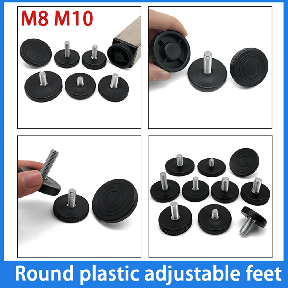 M8M10 Adjustable Sofa Foot Support Leg Long Grain Adjustable Foot Plastic Foot Pad Table&Chair Balance Furniture Screw Anti Slip
M8M10 Adjustable Sofa Foot Support Leg Long Grain Adjustable Foot Plastic Foot Pad Table&Chair Balance Furniture Screw Anti Slip