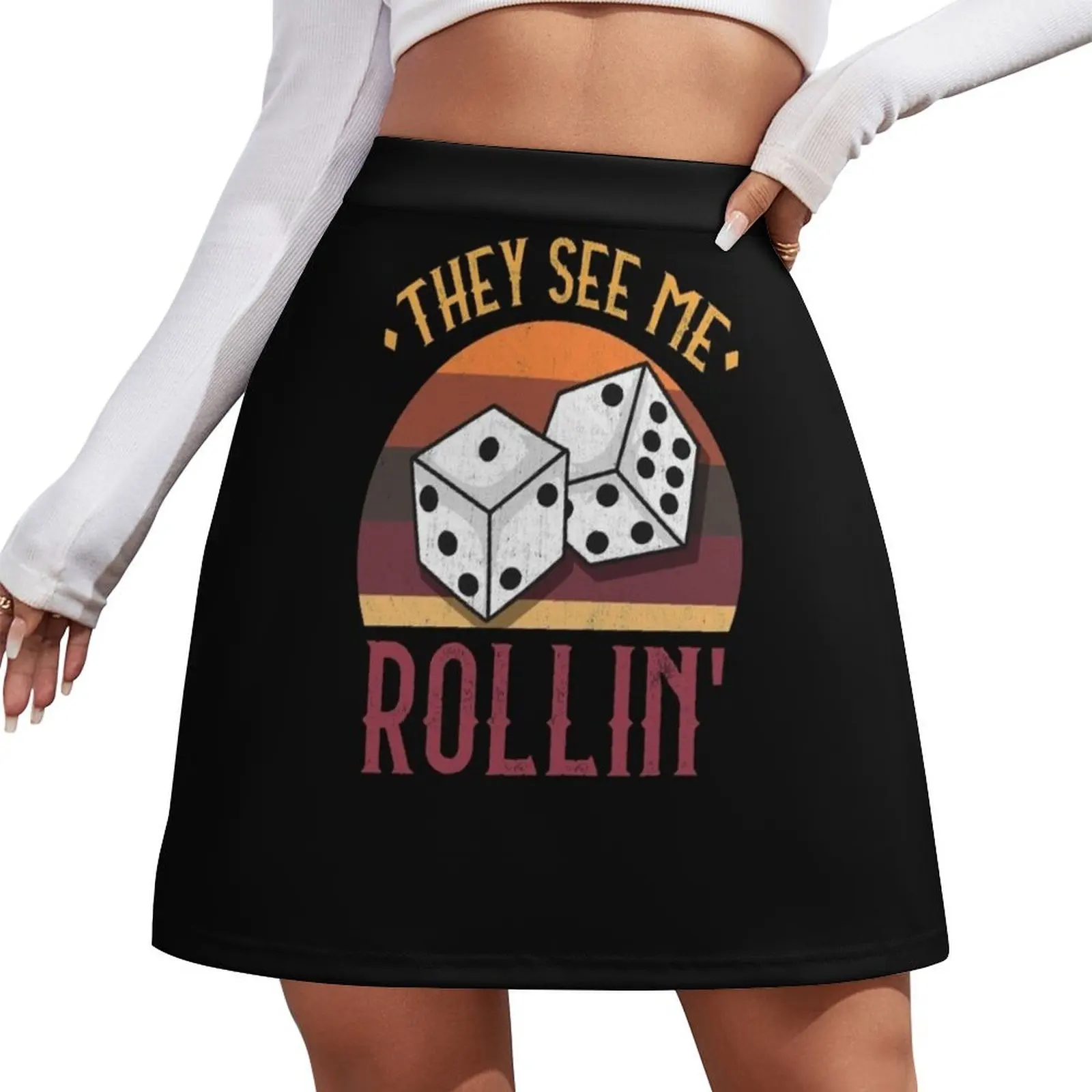 They See Me Rollin graphic for any Casino Dice Craps Lover Mini Skirt Skirt for girls clothes shorts
They See Me Rollin graphic for any Casino Dice Craps Lover Mini Skirt Skirt for girls clothes shorts