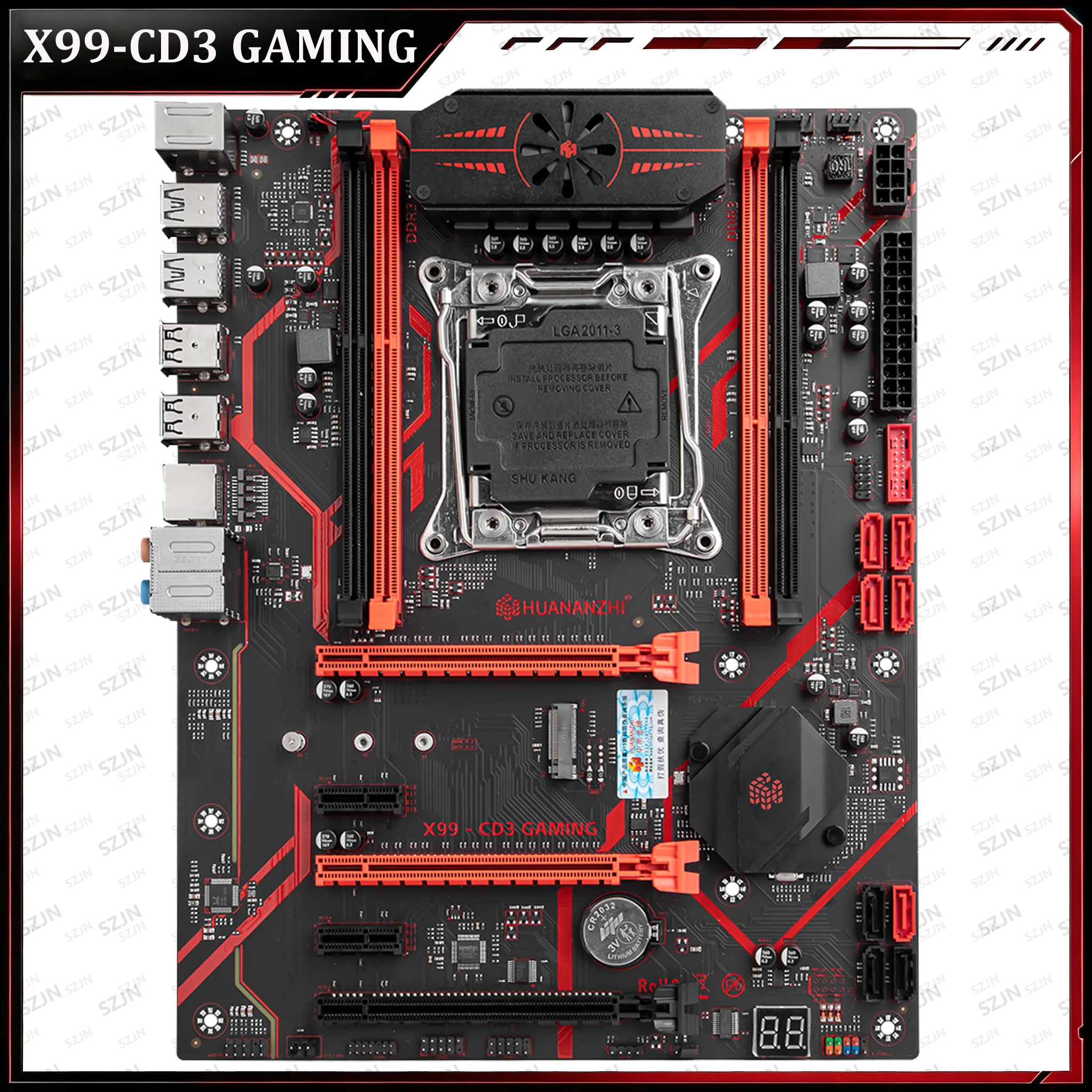 HUANANZHI CD3 X99 Motherboard Combo, Xeon E5 V3/V4 CPU, DDR3 Max 128GB, M.2 NVME & 8 SATA Server Workstation Kit
HUANANZHI CD3 X99 Motherboard Combo, Xeon E5 V3/V4 CPU, DDR3 Max 128GB, M.2 NVME & 8 SATA Server Workstation Kit