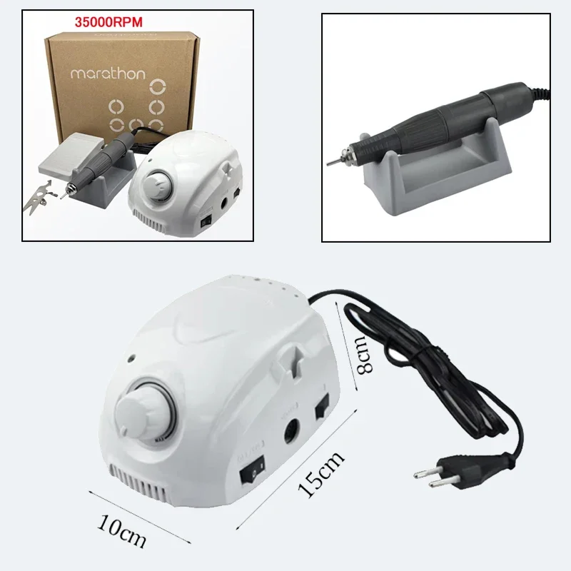 35000RPM High Speed 65W Electric Nail Drill Kit Professional Manicure Pedicure Polish Machine with Handle
35000RPM High Speed 65W Electric Nail Drill Kit Professional Manicure Pedicure Polish Machine with Handle