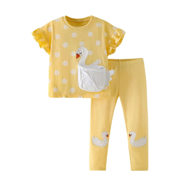 Jumping Meters 3-8T Animals Girl 2 PCS Sets Baby Outfits Summer Tops + Leggin Children's Clothing Set Toddler Outfits
Jumping Meters 3-8T Animals Girl 2 PCS Sets Baby Outfits Summer Tops + Leggin Children's Clothing Set Toddler Outfits