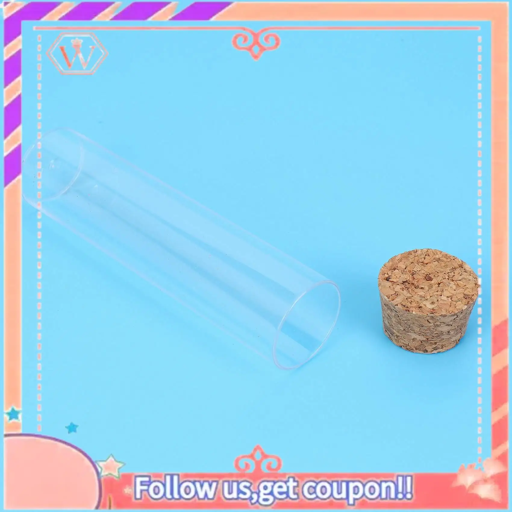 Upgraded 100Pcs 25X95mm Flat Bottom Tea Plastic Test Tube Drosophila Vials Culture Tube With Cork Stoppers
Upgraded 100Pcs 25X95mm Flat Bottom Tea Plastic Test Tube Drosophila Vials Culture Tube With Cork Stoppers