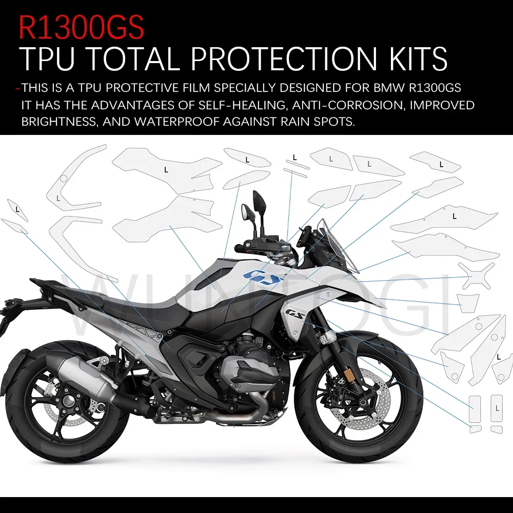 R1300GS Accessories Paint Protection Film For BMW R1300GS R 1300 GS Body Protection Sticker TPU Total Protection Kits
R1300GS Accessories Paint Protection Film For BMW R1300GS R 1300 GS Body Protection Sticker TPU Total Protection Kits
