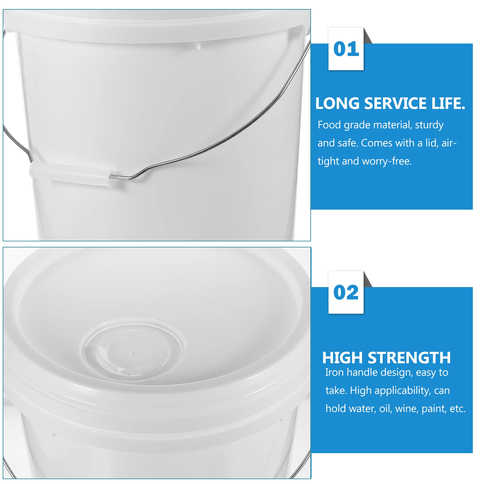 10 Liter Painting Bucket Airtight Lid Multipurpose Pigment Container Food Grade Durable Paint Storage Bucket Pigment Container
10 Liter Painting Bucket Airtight Lid Multipurpose Pigment Container Food Grade Durable Paint Storage Bucket Pigment Container