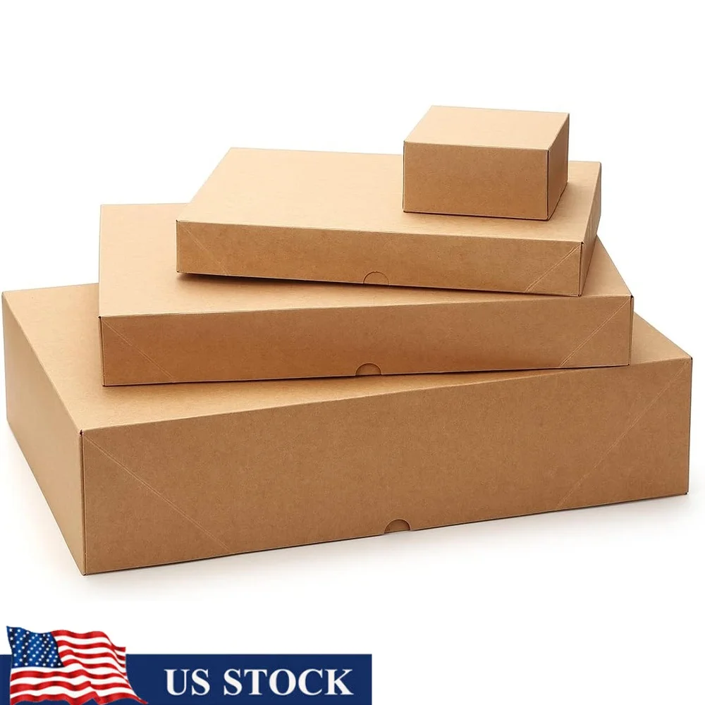 13 Kraft Gift Boxes with Lids Assorted Sizes Christmas Birthdays Weddings Graduation Gift Wrapping Set Robe and Shirt Boxes
13 Kraft Gift Boxes with Lids Assorted Sizes Christmas Birthdays Weddings Graduation Gift Wrapping Set Robe and Shirt Boxes