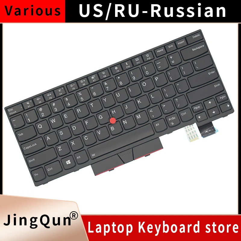 Laptop Replacement Keyboard for Lenovo ThinkPad T470 T480 A475 A485 01HX459 01AX364 SN20P41641 Spanish Russian Layout
Laptop Replacement Keyboard for Lenovo ThinkPad T470 T480 A475 A485 01HX459 01AX364 SN20P41641 Spanish Russian Layout
