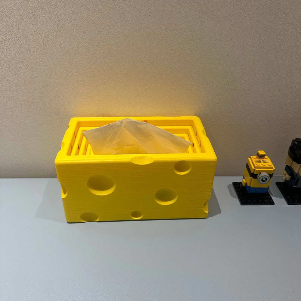 3D Printed Cute Creative Cream Living Room Paper Box Cheese Tissue Box Storage Box Children's Decorative Item Home Decor
3D Printed Cute Creative Cream Living Room Paper Box Cheese Tissue Box Storage Box Children's Decorative Item Home Decor