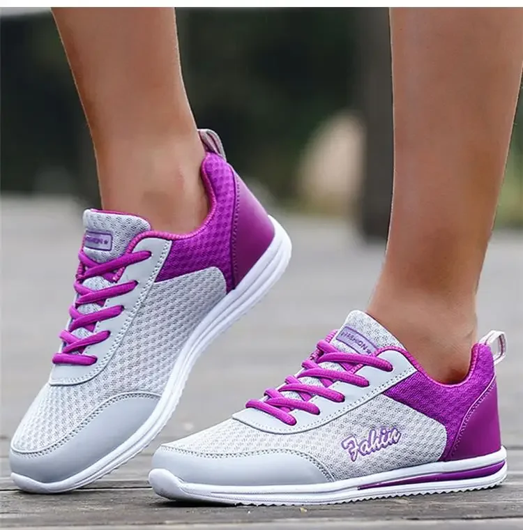 Breathable Sneakers For Women 2025 New Fashion Solid Color Soft Women Sneakers Mesh Fabric Lace Up Woman Shoes Female Footwear
Breathable Sneakers For Women 2025 New Fashion Solid Color Soft Women Sneakers Mesh Fabric Lace Up Woman Shoes Female Footwear