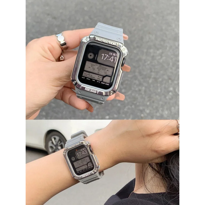 Ремешок спортивный для Apple Watch Series 9 8 7 45 мм 41 мм, твердый браслет из Кореи для iWatch ultra 49 мм, se 6 5 44 мм 40 мм
Ремешок спортивный для Apple Watch Series 9 8 7 45 мм 41 мм, твердый браслет из Кореи для iWatch ultra 49 мм, se 6 5 44 мм 40 мм