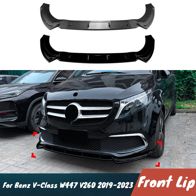 For Benz V-Class W447 V260 Standard Edition 2019-2023 Car Front Bumper Lip Chin Spoiler Protector Guard Exterior Accessories
For Benz V-Class W447 V260 Standard Edition 2019-2023 Car Front Bumper Lip Chin Spoiler Protector Guard Exterior Accessories