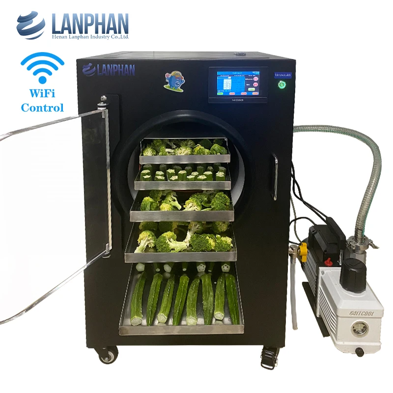 Professional Commercial Wifi Remote Control HFD-5 5KG 7KG Small Mini Food Freeze Dryer Drying Machine for Home Use for Sale
Professional Commercial Wifi Remote Control HFD-5 5KG 7KG Small Mini Food Freeze Dryer Drying Machine for Home Use for Sale