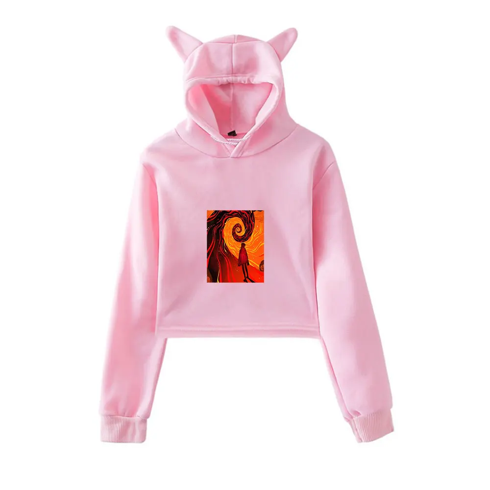 James Marriott Merch винтажная уличная одежда 90-х годов с логотипом, толстовки с капюшоном для девочек, укороченный модный спортивный пуловер с кошачьими ушками
James Marriott Merch винтажная уличная одежда 90-х годов с логотипом, толстовки с капюшоном для девочек, укороченный модный спортивный пуловер с кошачьими ушками
