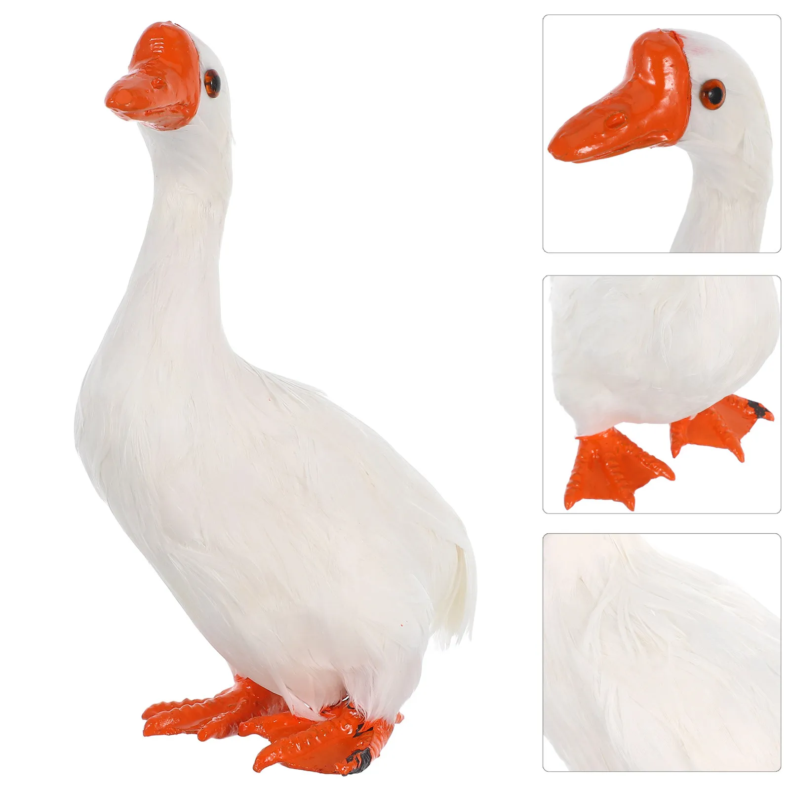 White Goose Statue Outdoor Garden Porch Decoration Realistic Lifelike Sculpture Yard Patio Lawn Decor Simulated Animal Outdoor
White Goose Statue Outdoor Garden Porch Decoration Realistic Lifelike Sculpture Yard Patio Lawn Decor Simulated Animal Outdoor