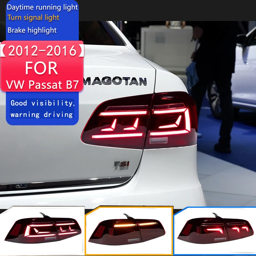 Car Model for VW Passat B7 Tail Lights 2012-2016 Magotan LED Tail Lamp DRL Dynami Signal Brake auto Accessories
Car Model for VW Passat B7 Tail Lights 2012-2016 Magotan LED Tail Lamp DRL Dynami Signal Brake auto Accessories