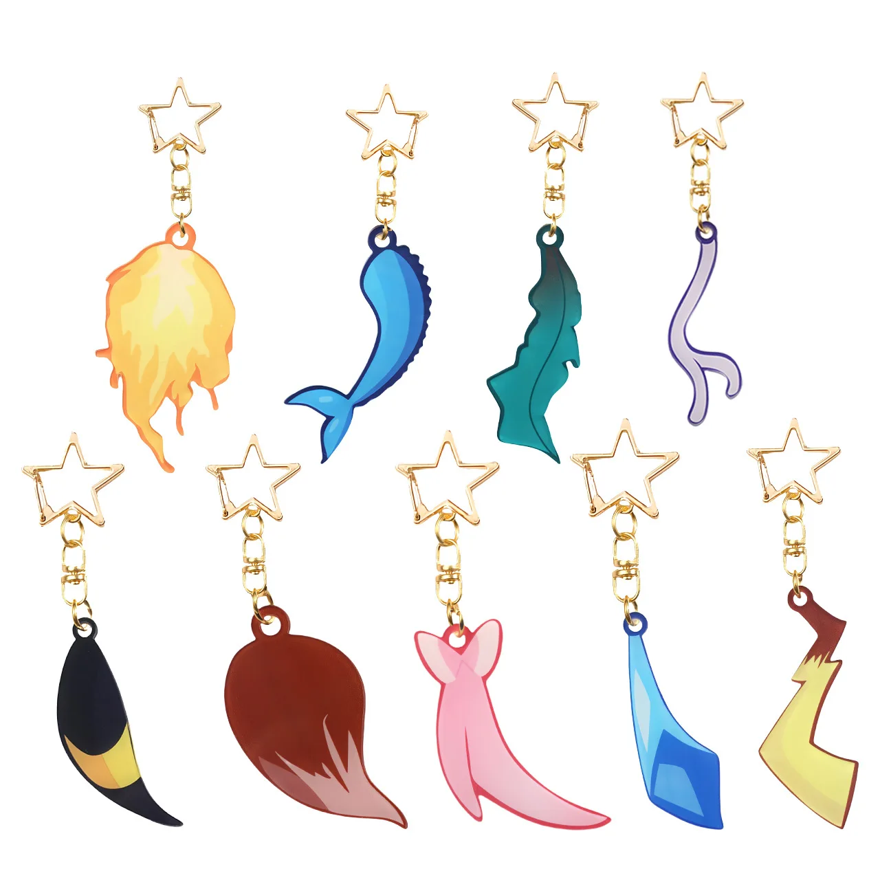 Cartoon Eevee Vaporeon Espeon Sylveon Jolteon Glaceon Leafeon Acrylic Keychains Anime Bag Backpack Pendant Gift Ornaments
Cartoon Eevee Vaporeon Espeon Sylveon Jolteon Glaceon Leafeon Acrylic Keychains Anime Bag Backpack Pendant Gift Ornaments