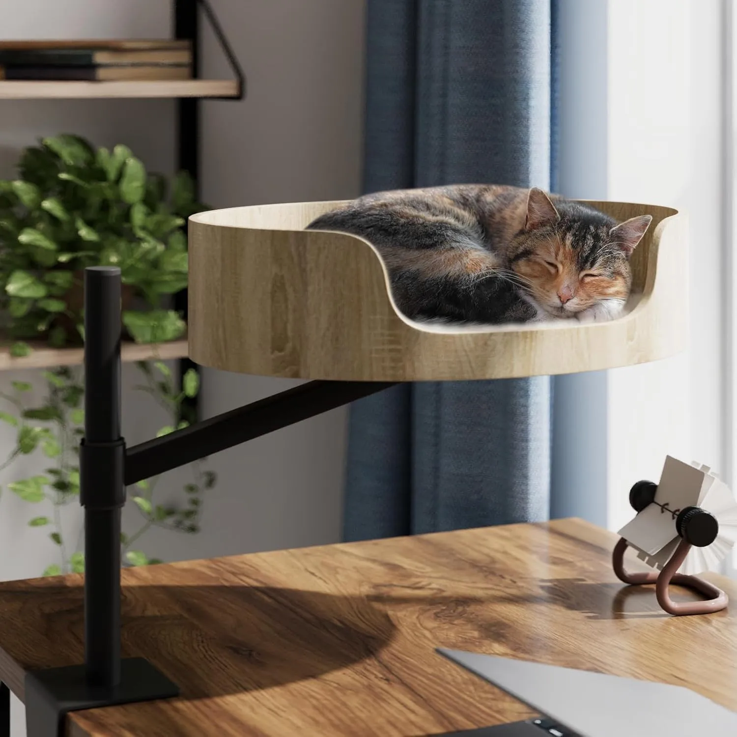 Elevated Cat Desk Hammock - 360° Rotating & Adjustable Space-Saving Bed
Elevated Cat Desk Hammock - 360° Rotating & Adjustable Space-Saving Bed