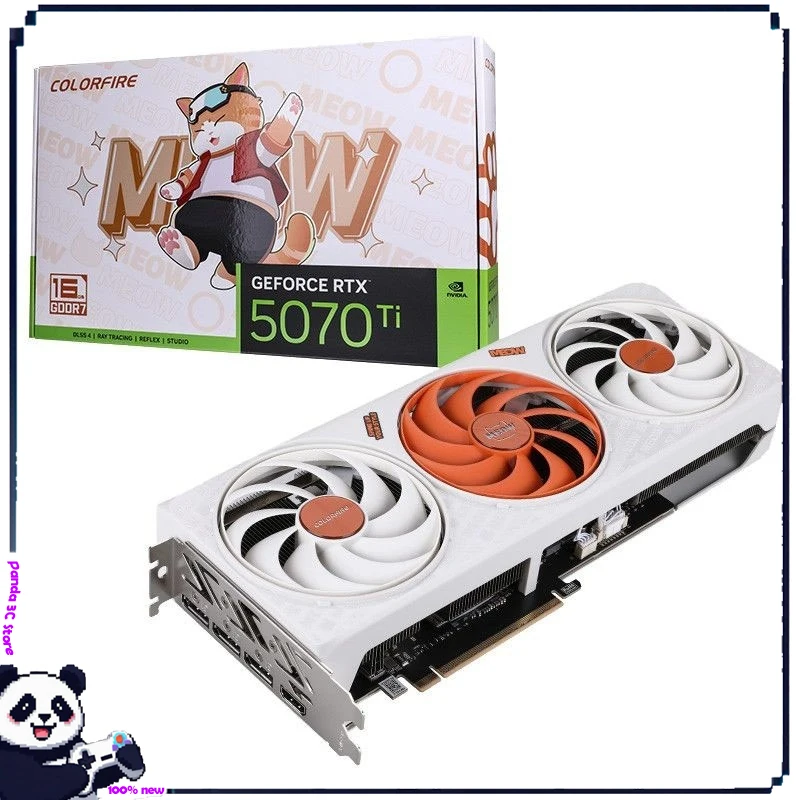 Видеокарта Colorfire RTX 5070 12 ГБ / 5070 Ti 16 ГБ с тремя вентиляторами, 16-контактным разъемом, для игр в 4K, аксессуары для настольных ПК
Видеокарта Colorfire RTX 5070 12 ГБ / 5070 Ti 16 ГБ с тремя вентиляторами, 16-контактным разъемом, для игр в 4K, аксессуары для настольных ПК