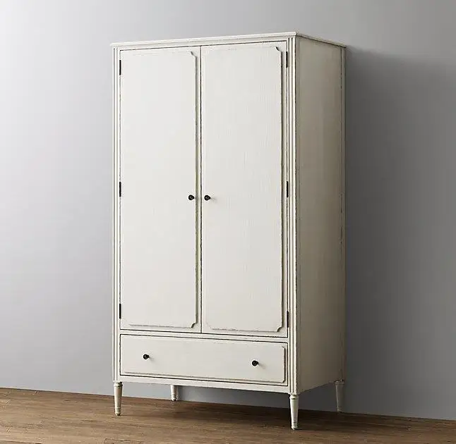 French countryside vintage furniture wardrobe oak storage cabinet American solid wood European adult wardrobe
French countryside vintage furniture wardrobe oak storage cabinet American solid wood European adult wardrobe