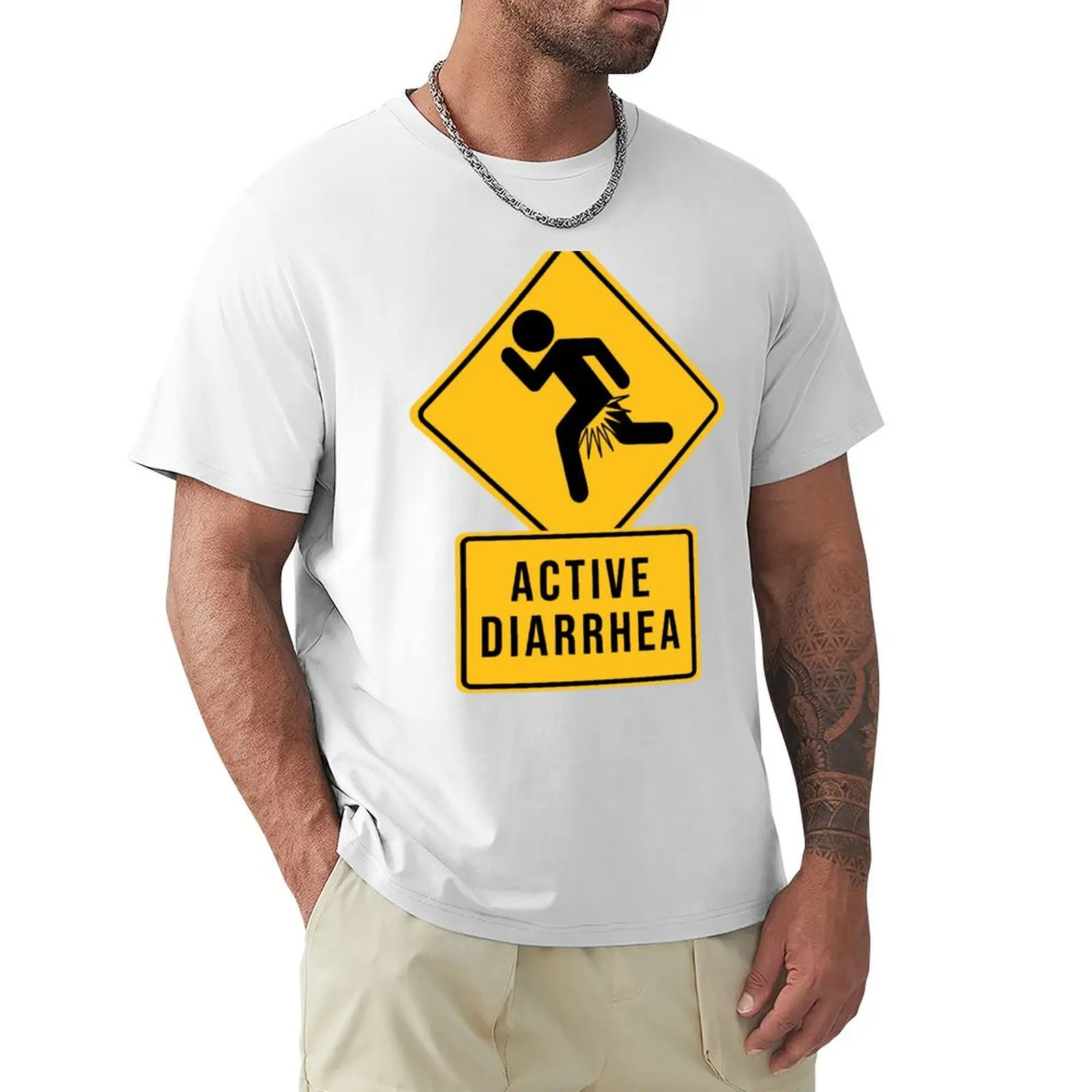 Active Diarrhea Road Sign T-shirt Blouse anime clothes oversized clothes for men 
Active Diarrhea Road Sign T-shirt Blouse anime clothes oversized clothes for men