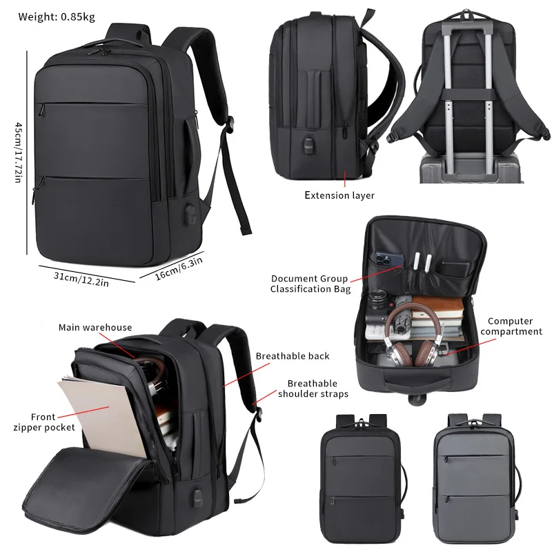 Business casual travel men's backpack Commuting Laptop Bag Short-trip personalized backpack Men's Casual Student Backpack
Business casual travel men's backpack Commuting Laptop Bag Short-trip personalized backpack Men's Casual Student Backpack