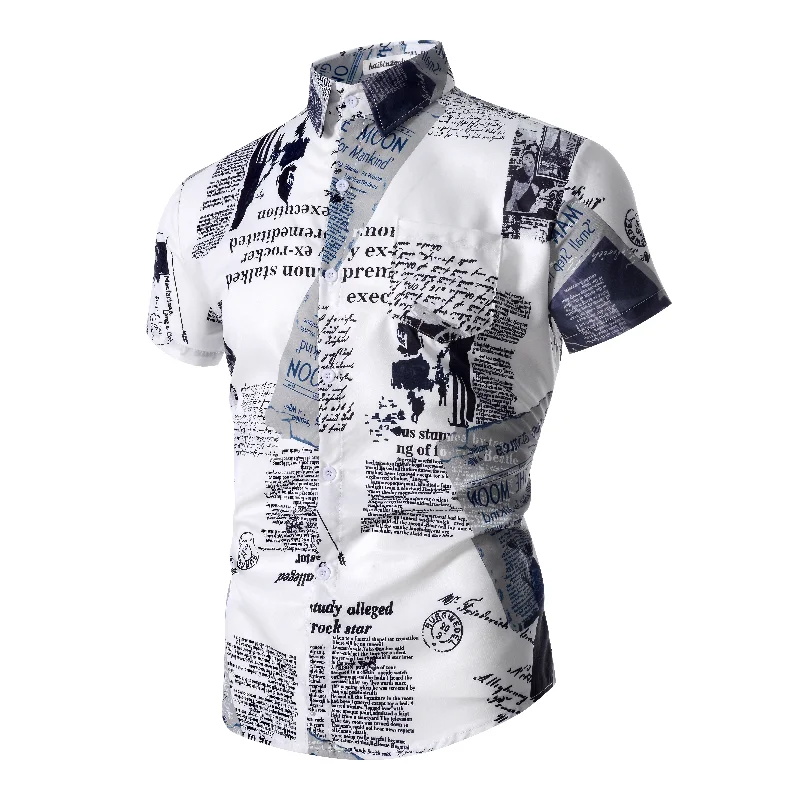 Men's Printed Shirt Seaside Vacation Casual Top Large Size Oversized Beach Clothing
Men's Printed Shirt Seaside Vacation Casual Top Large Size Oversized Beach Clothing