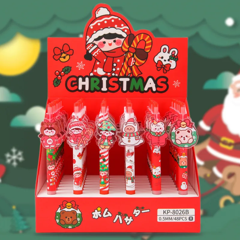 48pcs Little Girl Series Press Neutral Pens 0.5mm Black Christmas Gel Pen Cartoon Cute Student Stationery Christmas Gift
48pcs Little Girl Series Press Neutral Pens 0.5mm Black Christmas Gel Pen Cartoon Cute Student Stationery Christmas Gift