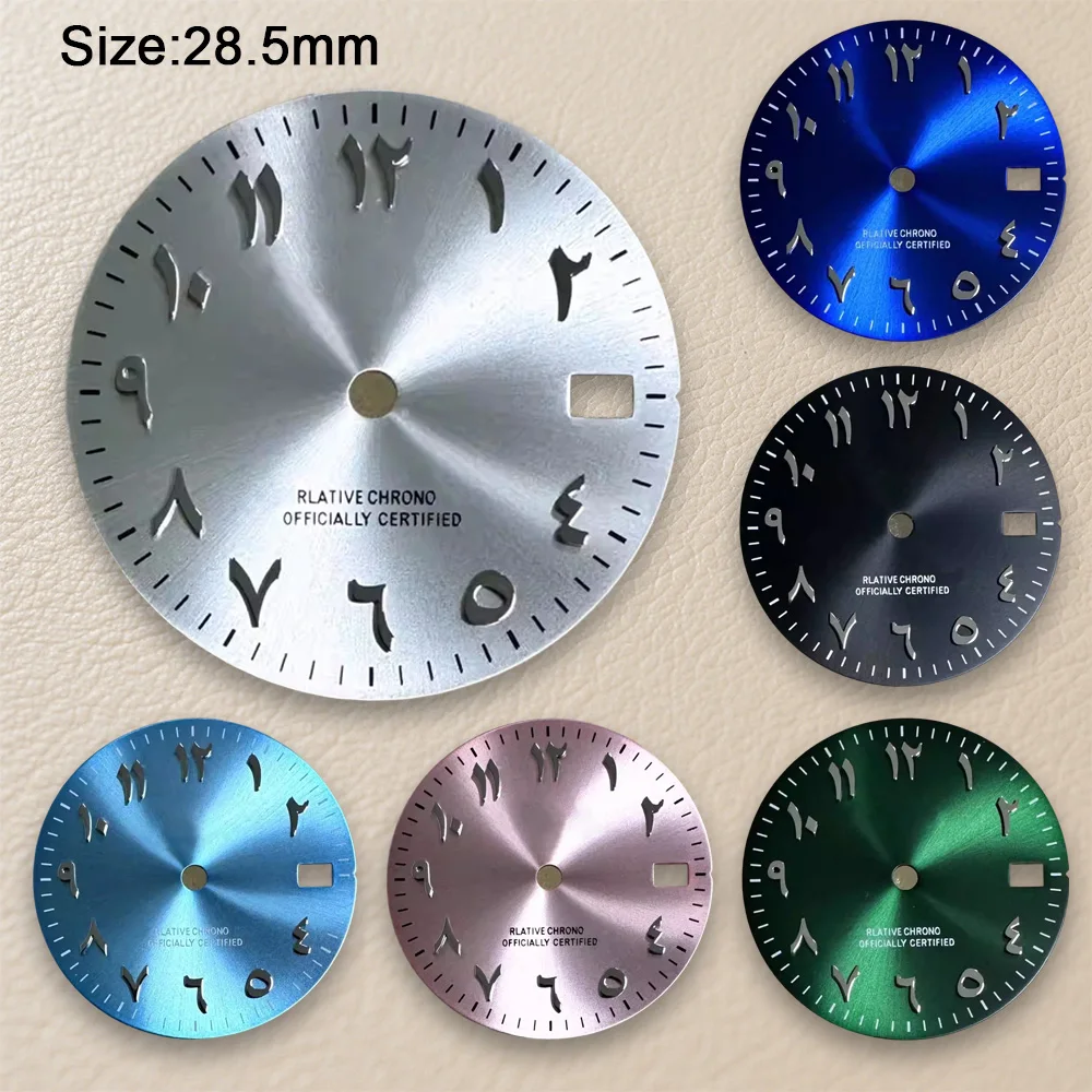 28.5mm S Logo Arab Sunray Dial Suitable For NH35/36 Japan Movement High Quality Watch Modification Accessories
28.5mm S Logo Arab Sunray Dial Suitable For NH35/36 Japan Movement High Quality Watch Modification Accessories