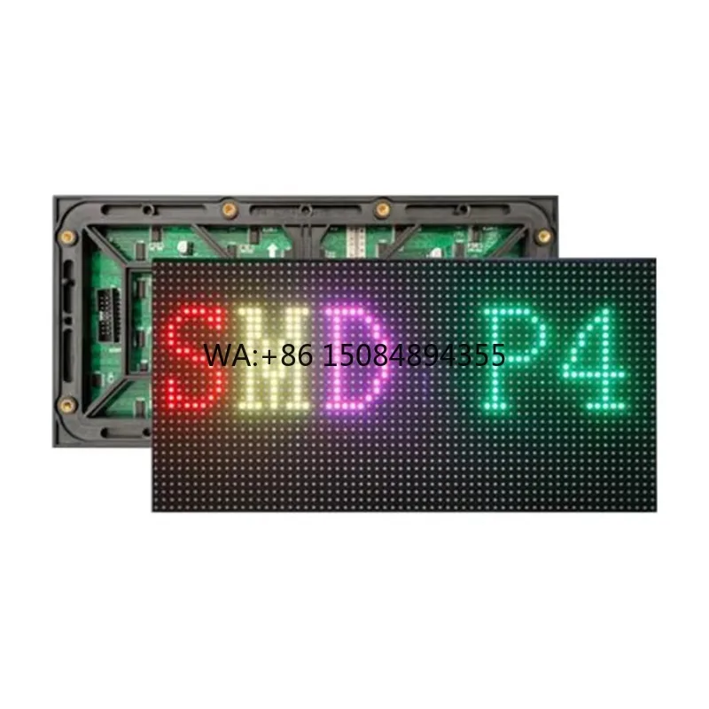 Lumingxin P4.0 1/8scan SMD Multicolor Indoor Advertising LED Display Module Panel Durable 5000cd Brightness 170 Viewing Angle
Lumingxin P4.0 1/8scan SMD Multicolor Indoor Advertising LED Display Module Panel Durable 5000cd Brightness 170 Viewing Angle