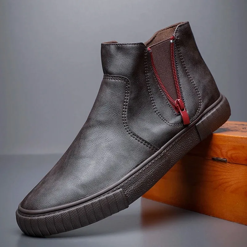 Men's Leather Shoes Casual Men Shoes Spring Autumn Men Boot Non Slip Wear - Resistant Leather Casual Shoes for Men
Men's Leather Shoes Casual Men Shoes Spring Autumn Men Boot Non Slip Wear - Resistant Leather Casual Shoes for Men