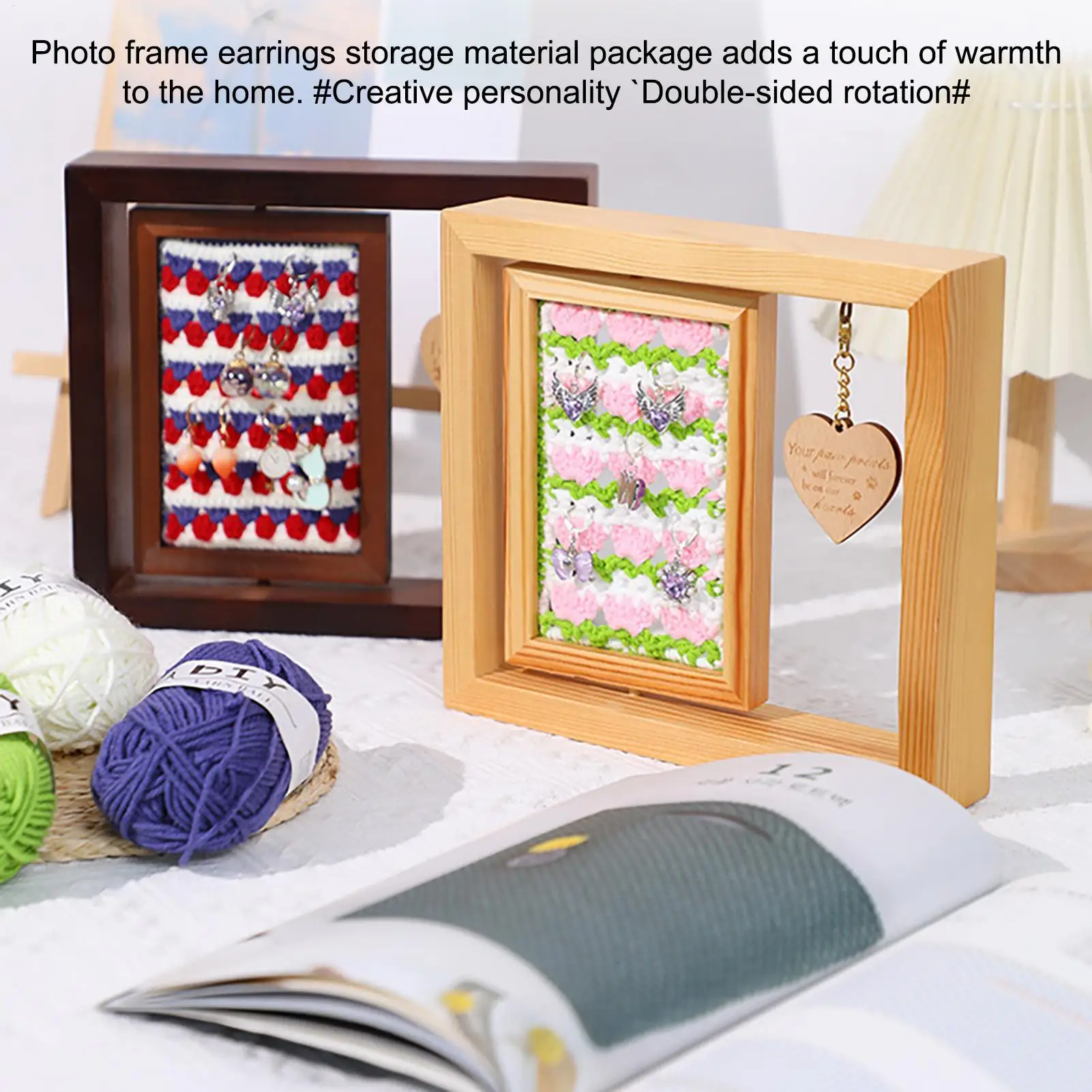 Рамка для фотографий «сделай сам», вращающаяся на 360 градусов вешалка для хранения 8,27x9,06x1,77 дюйма, материалы для вязания крючком, деревянные серьги, настенный органайзер для женщин
Рамка для фотографий «сделай сам», вращающаяся на 360 градусов вешалка для хранения 8,27x9,06x1,77 дюйма, материалы для вязания крючком, деревянные серьги, настенный органайзер для женщин