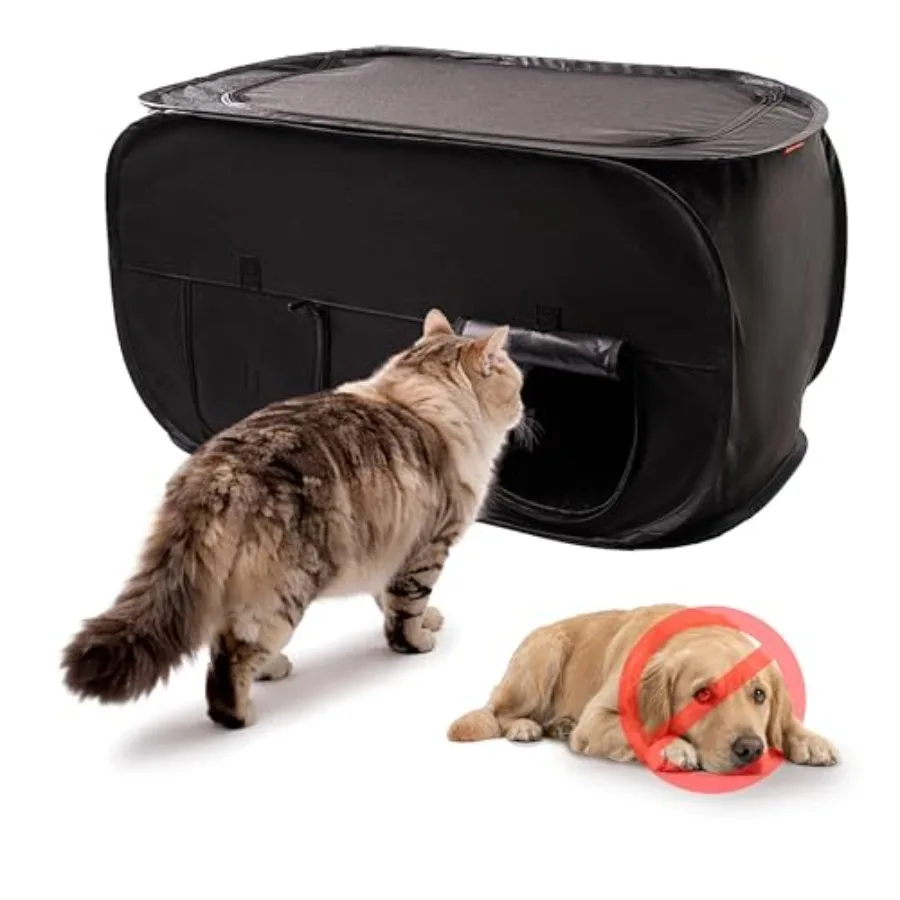 Cat Litter Box Enclosure, Dog Proof, Discreet and Hidden Cat Litter Box Hider, Kitty Litter Trap Design with Easy-Clean Feature
Cat Litter Box Enclosure, Dog Proof, Discreet and Hidden Cat Litter Box Hider, Kitty Litter Trap Design with Easy-Clean Feature