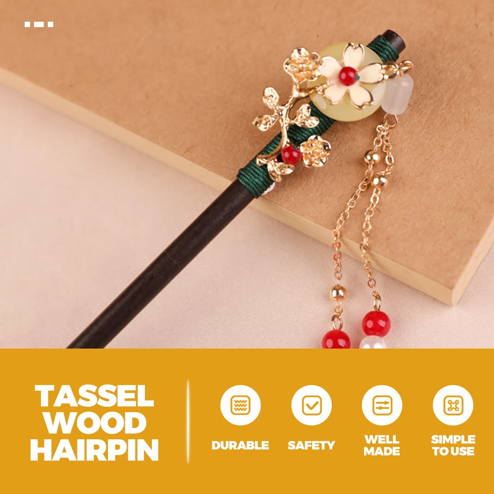 Bridal Wooden Hairpin Accessories Chinese Traditional Headdress Bride Chopsticks
Bridal Wooden Hairpin Accessories Chinese Traditional Headdress Bride Chopsticks