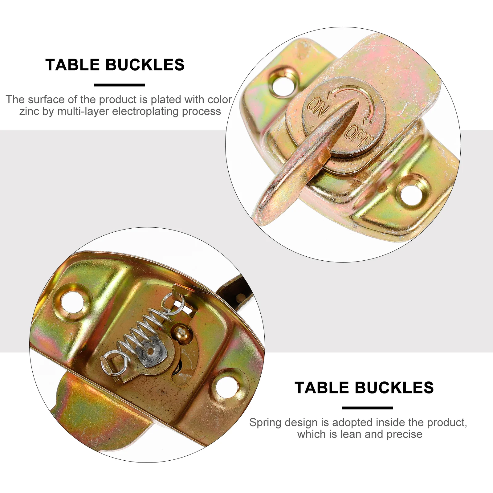 4Pcs Versatile Table Buckles Iron Table Locks Multi Purpose Dining Table Connectors Cabinet Door Holders
4Pcs Versatile Table Buckles Iron Table Locks Multi Purpose Dining Table Connectors Cabinet Door Holders