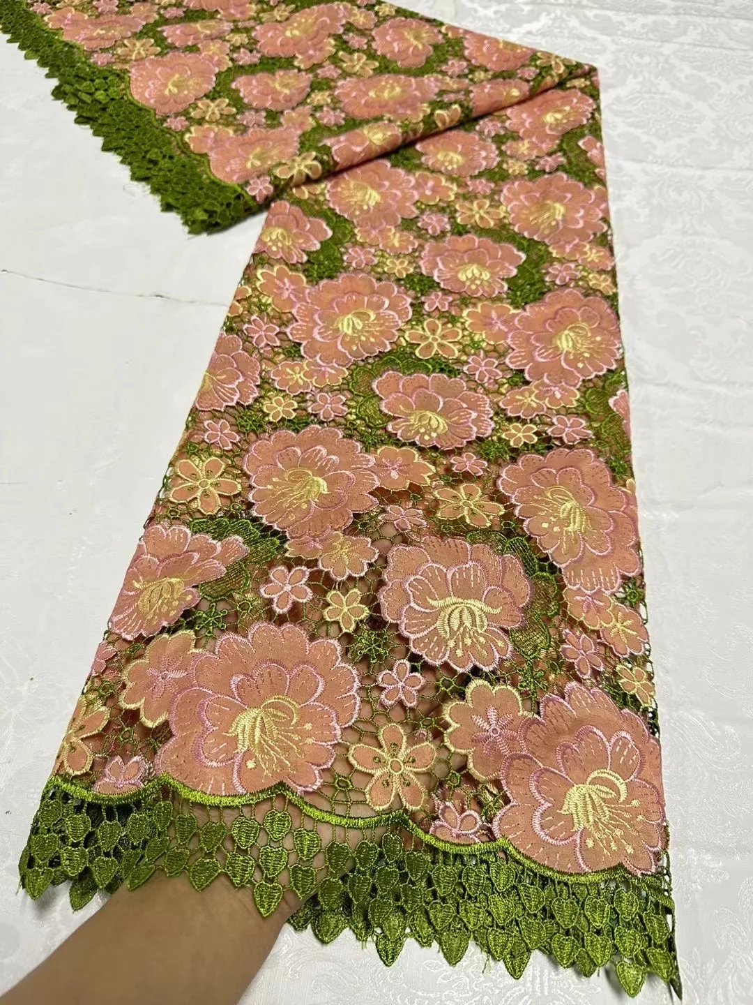 Nigerian Tulle Lace Fabric for Sewing, Wedding Embroidery Dress, Chiffon Party Guipure, High Quality, Cotton 5Yard, 2024 JL380
Nigerian Tulle Lace Fabric for Sewing, Wedding Embroidery Dress, Chiffon Party Guipure, High Quality, Cotton 5Yard, 2024 JL380