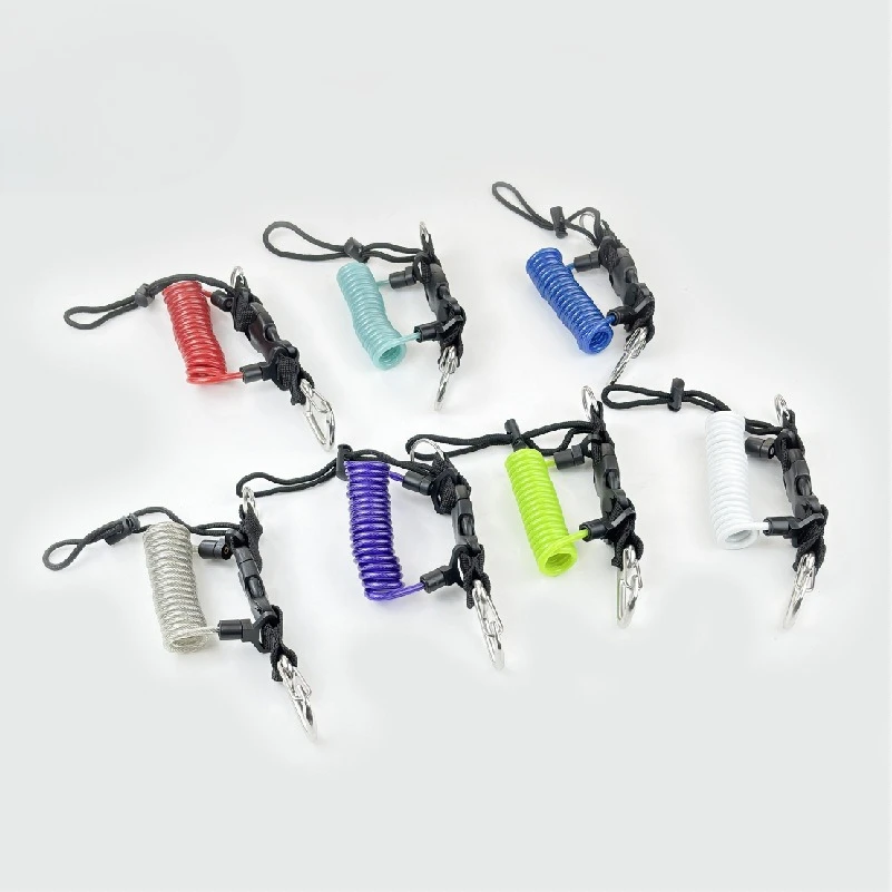 Diving Anti-lost Rope Stainless Steel Spring Rope Glue-laced Telescopic Flashlight Camera Safety Rope
Diving Anti-lost Rope Stainless Steel Spring Rope Glue-laced Telescopic Flashlight Camera Safety Rope