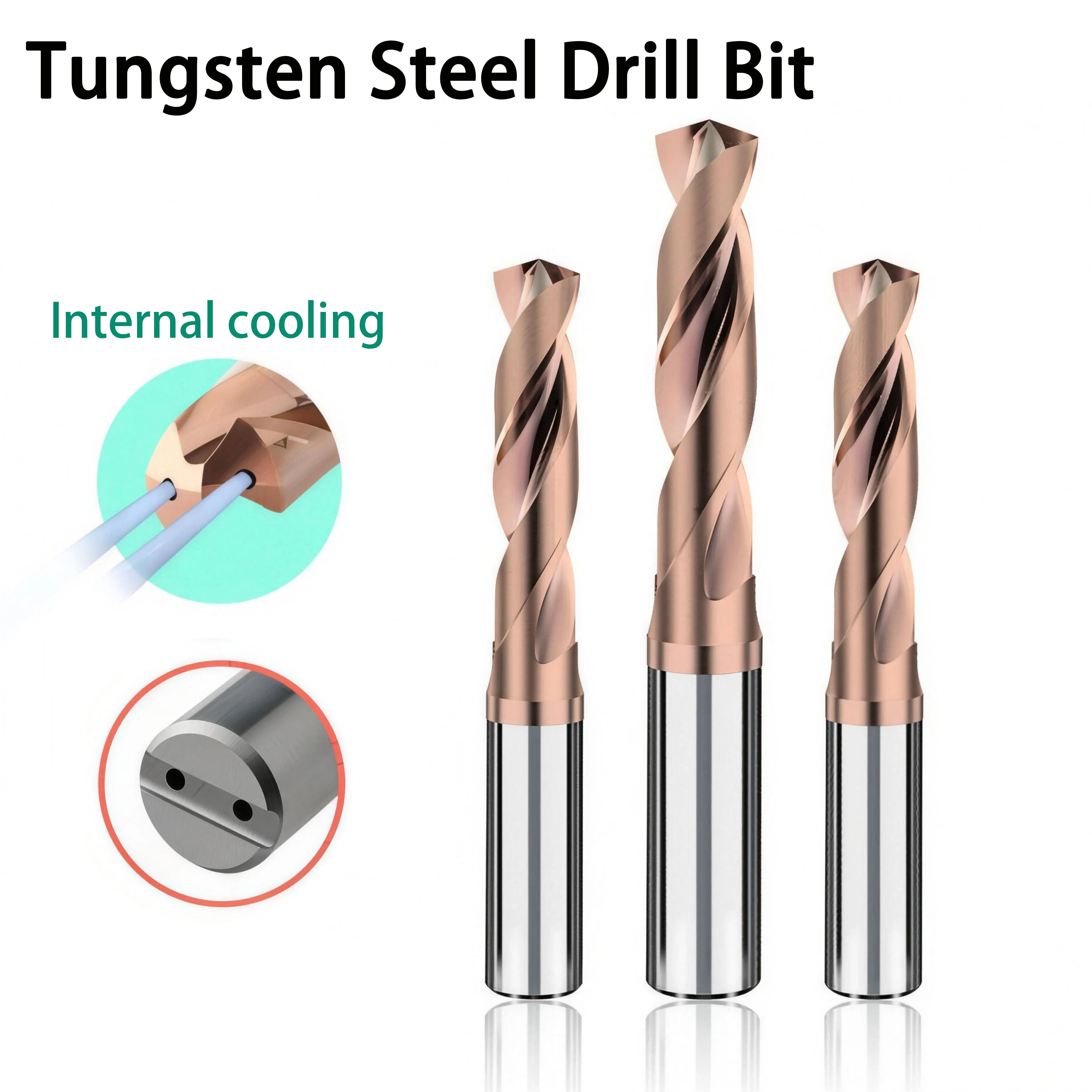 3D 5D Internally Cooled Tungsten Steel Drill Bit Extended Hard Alloy Drill Bit Processing Steel Materials Fixed Shank Drill
3D 5D Internally Cooled Tungsten Steel Drill Bit Extended Hard Alloy Drill Bit Processing Steel Materials Fixed Shank Drill