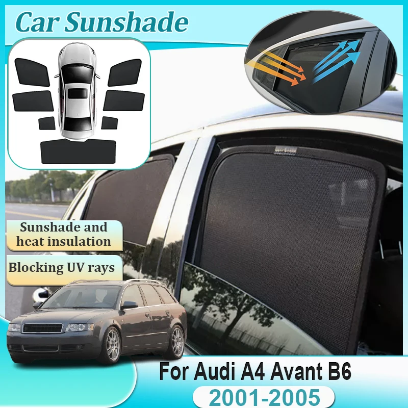 For Audi A4 Avant B6 8E 8H 2001 2002 2003 2004 2005 Sunshade Windshield Curtains Privacy Shield Anti Sun Visors Auto Accessories
For Audi A4 Avant B6 8E 8H 2001 2002 2003 2004 2005 Sunshade Windshield Curtains Privacy Shield Anti Sun Visors Auto Accessories