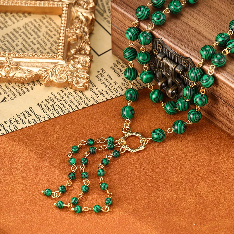 Chinese Style Peacock Stone Beaded Women's Temperament Long Tassel Necklace Accessory Quality Sweater Chain
Chinese Style Peacock Stone Beaded Women's Temperament Long Tassel Necklace Accessory Quality Sweater Chain