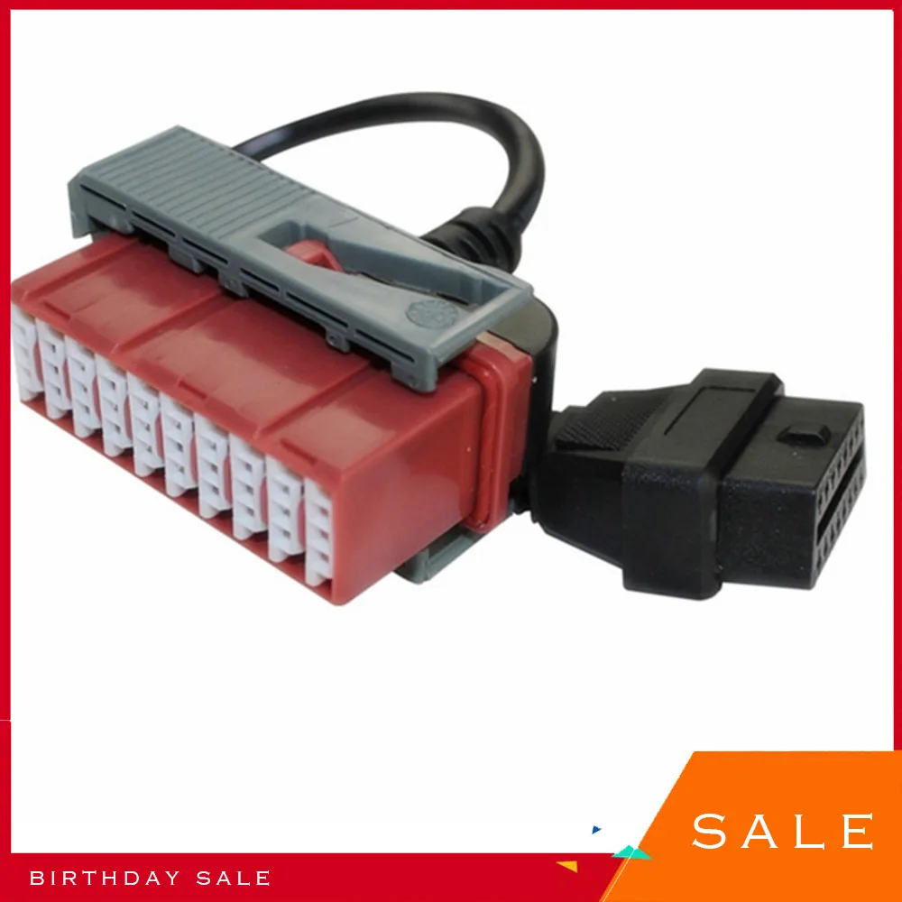 PSA 30 Pin OBDII Diagnostic Cable 30 Pin To 16 Pin Cable Adapter For LEXIA3 Diagnostic Tool Of Citroën/Peugeot PP2000
PSA 30 Pin OBDII Diagnostic Cable 30 Pin To 16 Pin Cable Adapter For LEXIA3 Diagnostic Tool Of Citroën/Peugeot PP2000