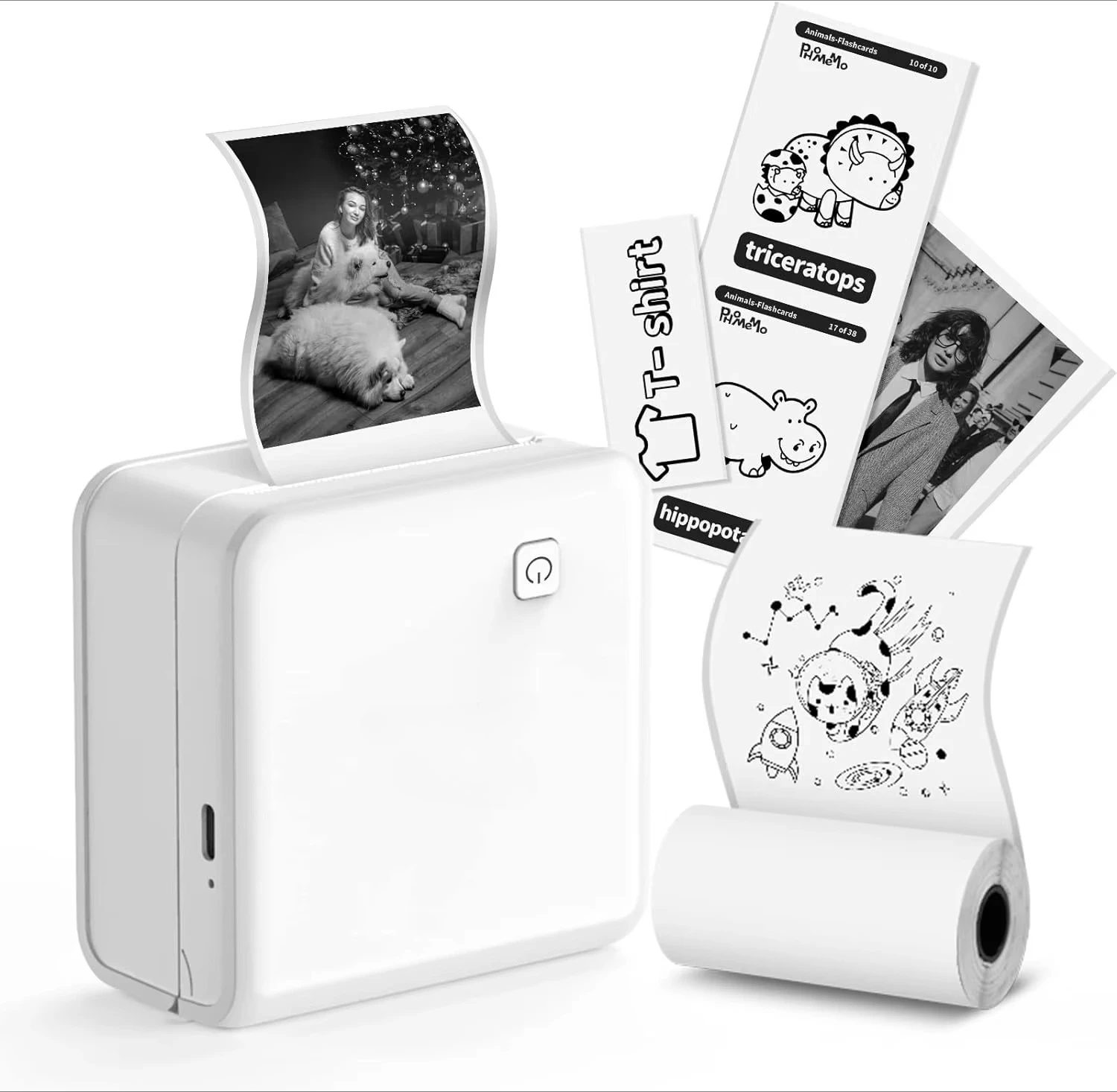 Phomemo M02 Pro Mini Portable Thermal Sticker Pocket Printer Wireless USB/BT Interface Photo Printer with Battery Power
Phomemo M02 Pro Mini Portable Thermal Sticker Pocket Printer Wireless USB/BT Interface Photo Printer with Battery Power