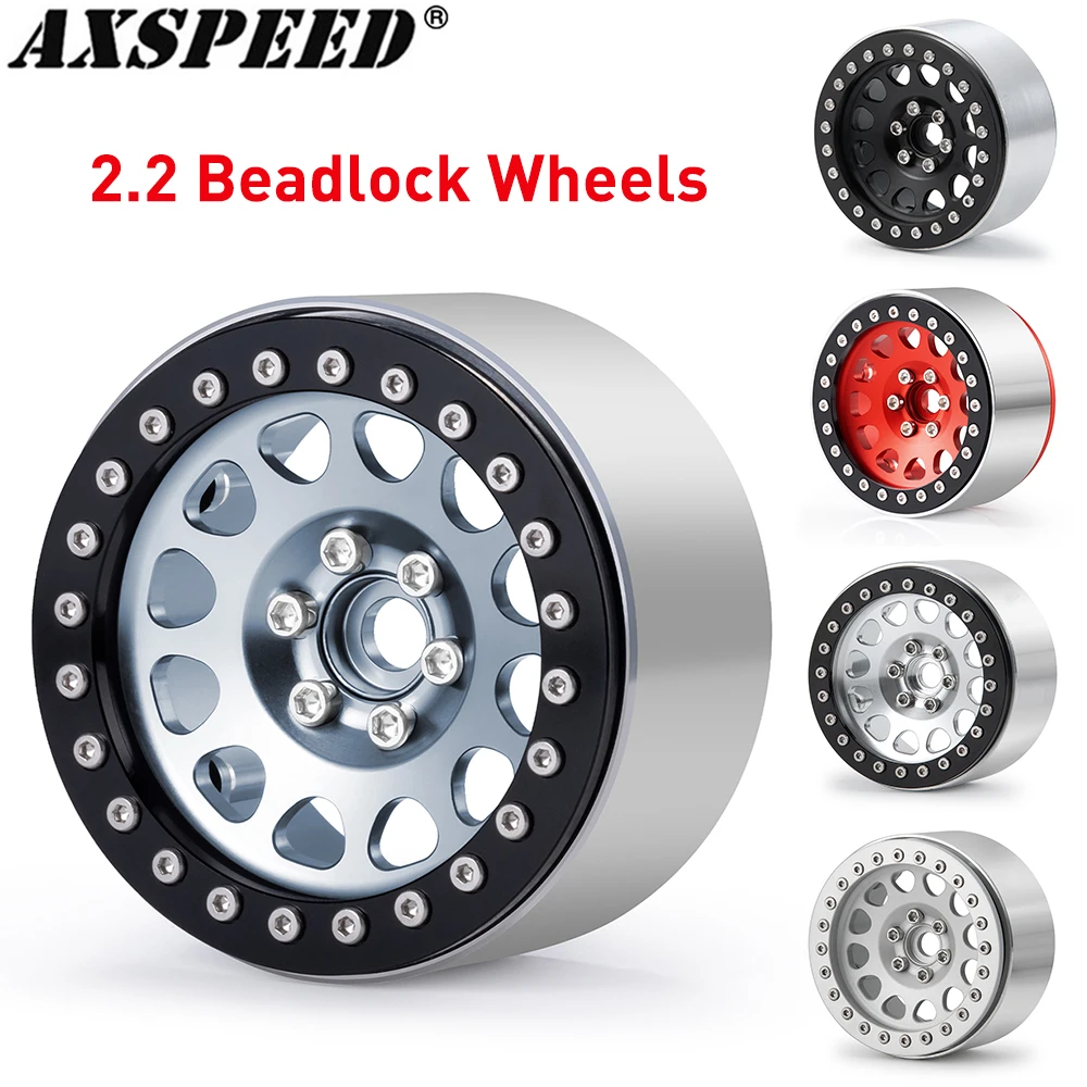 AXSPEED 4PCS 2.2Inch Beadlock Wheel Rims Hubs 35mm Width for 1/10 RC Crawler Axial SCX10 90046 Wraith D90 TRX4 TRX6
AXSPEED 4PCS 2.2Inch Beadlock Wheel Rims Hubs 35mm Width for 1/10 RC Crawler Axial SCX10 90046 Wraith D90 TRX4 TRX6