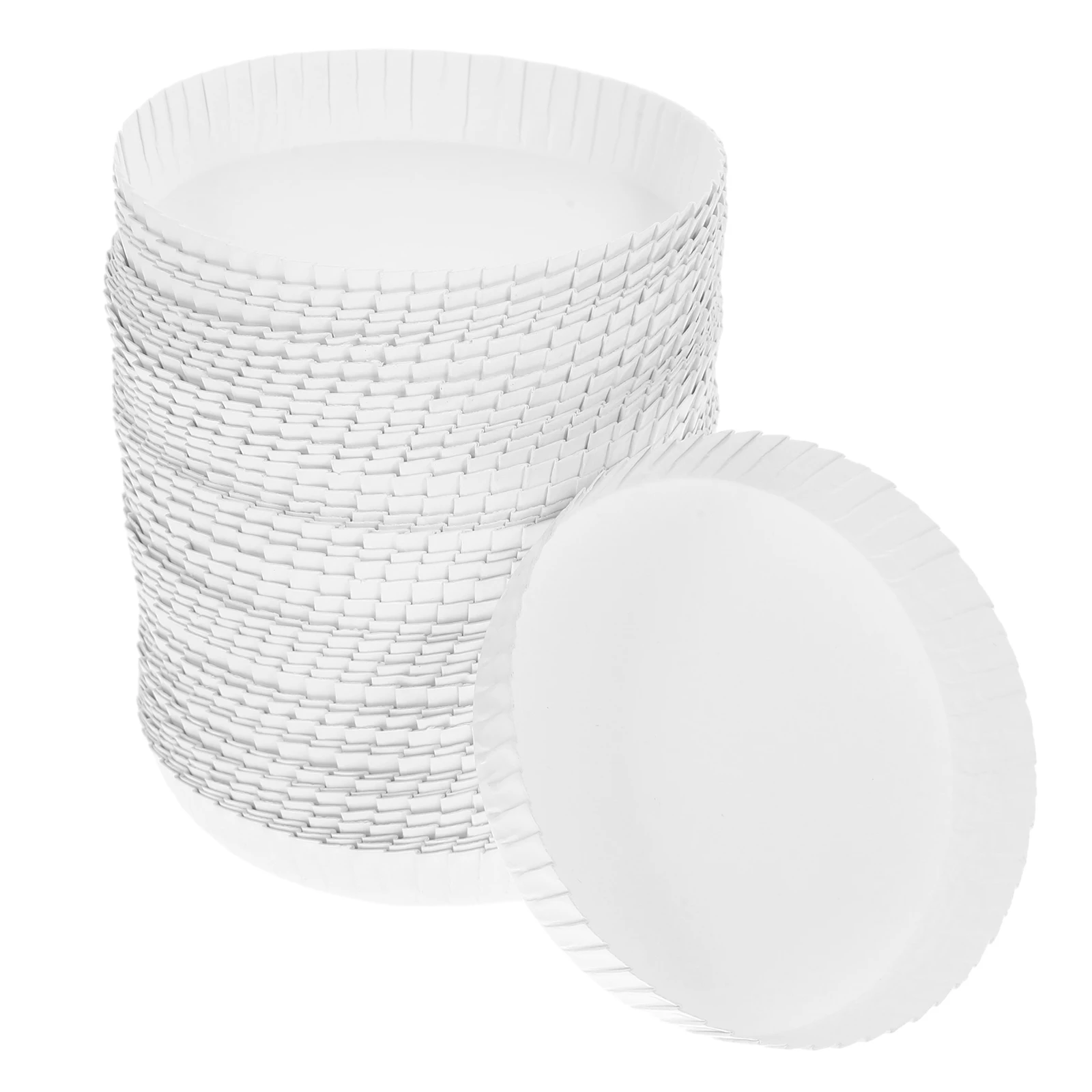 100pcs Disposable Paper Cup Lids 75mm Pleated Design Stackable Hot Cold Beverage Covers For Hotel KTV Bar Restaurant
100pcs Disposable Paper Cup Lids 75mm Pleated Design Stackable Hot Cold Beverage Covers For Hotel KTV Bar Restaurant