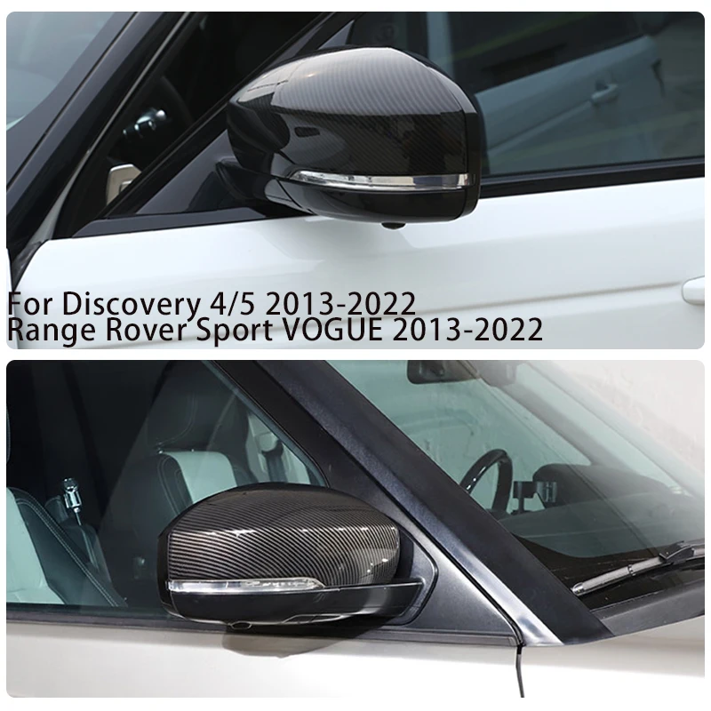 For Discovery 4/5 /Range Rover Sport VOGUE 2013-2021 ABS Carbon Fiber /bright black Car Rearview Mirror Cap Cover Trim parts
For Discovery 4/5 /Range Rover Sport VOGUE 2013-2021 ABS Carbon Fiber /bright black Car Rearview Mirror Cap Cover Trim parts