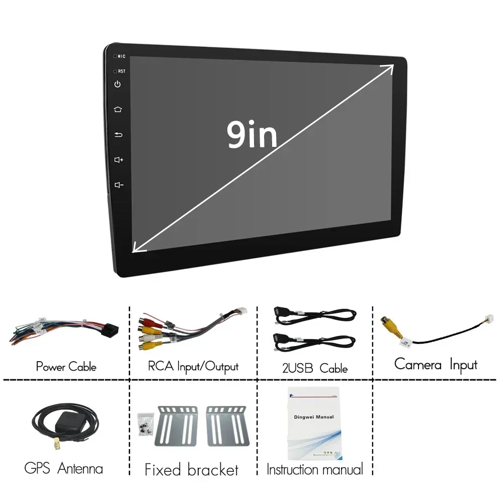 2025 Hot Sale 4g 64g with Carplay Android Auto Android Car Radio Stereo Video 9 Inch 2din Gps Player with Touch Screen 
2025 Hot Sale 4g 64g with Carplay Android Auto Android Car Radio Stereo Video 9 Inch 2din Gps Player with Touch Screen